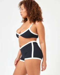 New Sailor Bikini Bottom - Black-Cream Full|Bikini Bottoms