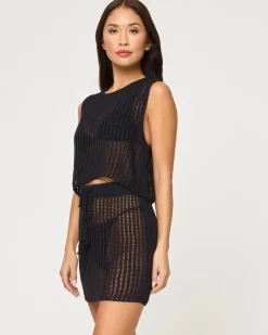 Clearance Sander Skirt - Black Sets|Cover-ups