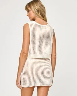 Fashion Sander Skirt - Cream Sets|Cover-ups