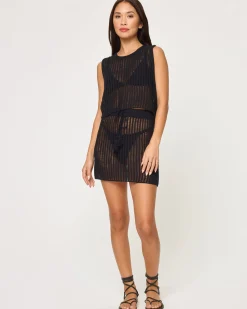 Online Sander Top - Black Sets|Cover-ups