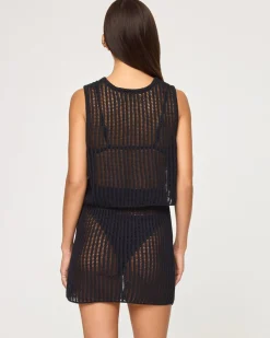 Online Sander Top - Black Sets|Cover-ups