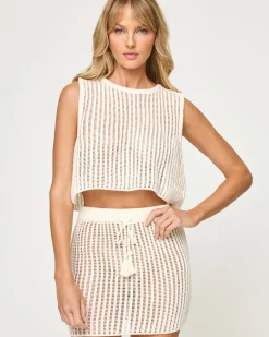 Online Sander Top - Cream Sets|Cover-ups