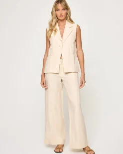 Sale San Marco Vest - Flax Sets|Tops