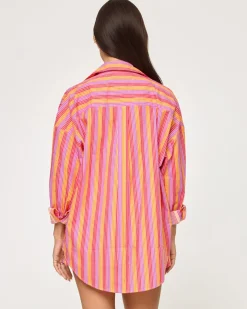 Hot Santa Cruz Tunic - Bondi Babe Stripe Sets|Cover-ups