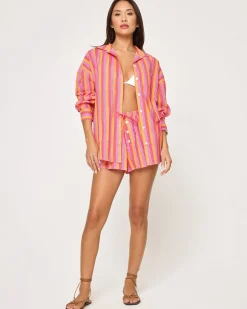 Hot Santa Cruz Tunic - Bondi Babe Stripe Sets|Cover-ups