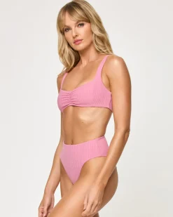 Clearance Savannah Bikini Bottom - Fleur High Waist|Classic