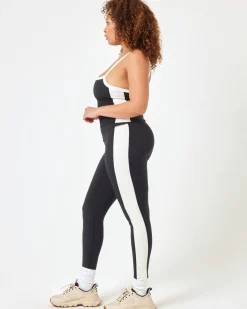 Clearance Sidelines Top - Black-Cream Tops & Bras