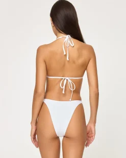 Fashion Sienna Bikini Top - White Bikini Tops|Triangle