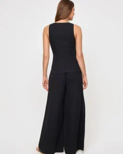 Online Sofie Vest - Black Sets|Tops