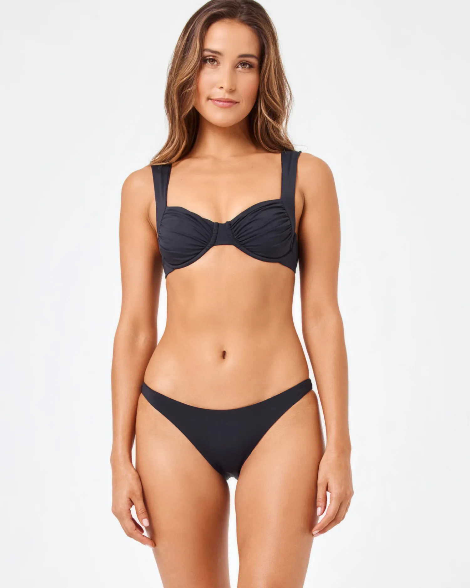 Sale Stella Bikini Top - Black Underwire|Bralette