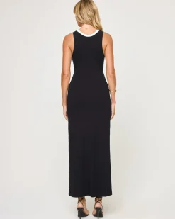 Best Steph Dress - Black-Cream Dresses
