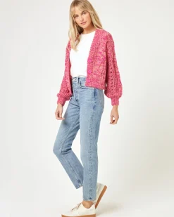 Fashion Strawberry Fields Cardigan - Strawberry Marl Sweaters