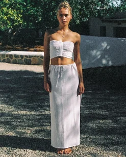 Fashion Summer Feels Tube Top - Cream Sets|Tops