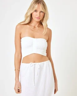 Fashion Summer Feels Tube Top - Cream Sets|Tops