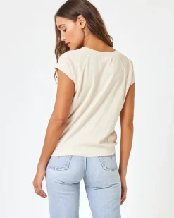 Outlet Sunday Tee - Bone Tops|Basics
