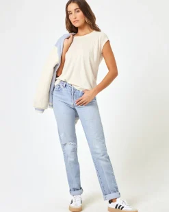 Outlet Sunday Tee - Bone Tops|Basics