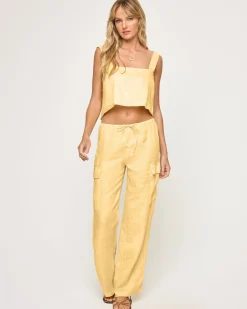 New Sundown Cargo Pant - Daisy Sets|Bottoms
