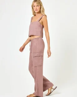 Outlet Sundown Cargo Pant - Smoky Quartz Sets|Bottoms