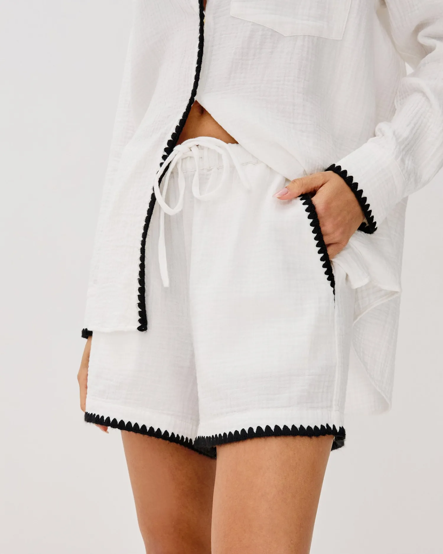 Best Sunny Shorts - White Sets
