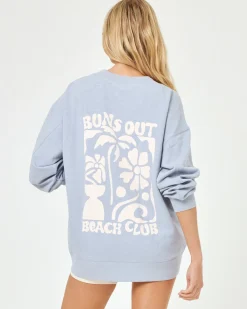 Fashion Sunnyside Sweatshirt - Haze Tops & Bras|Loungewear