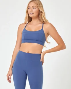 New Time Out Bra - True Blue Tops & Bras
