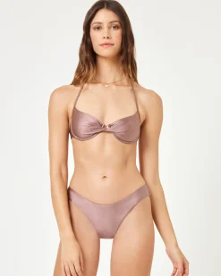 Sale Toni Bikini Top - Smoky Quartz Underwire|Bikini Tops