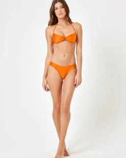 Clearance Toni Bikini Top - Sweet Mandarin Underwire|Bikini Tops