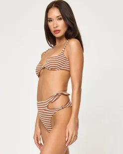 New Tulip Bikini Top - Brown Sugar Underwire|Bikini Tops