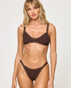 Online Tyla Bikini Top - Espresso Bralette|Bikini Tops