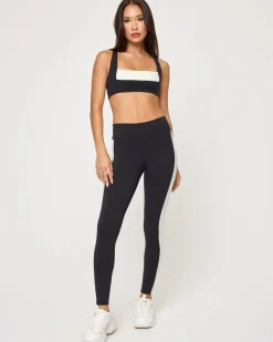 Hot Uppercut Bra - Black-Cream Tops & Bras