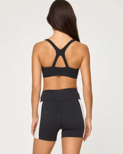 Fashion Uppercut Short - Black-Cream Bottoms