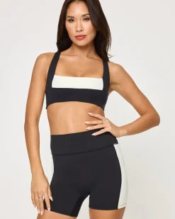 Fashion Uppercut Short - Black-Cream Bottoms