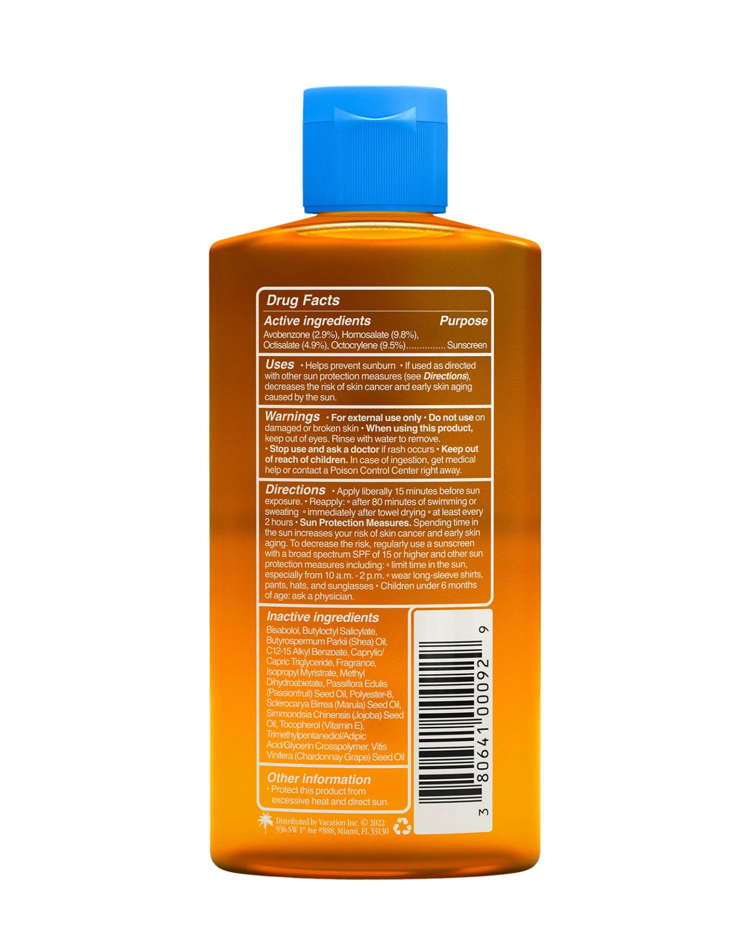 Clearance Vacation Chardonnay Oil SPF 30 Body|Suncare