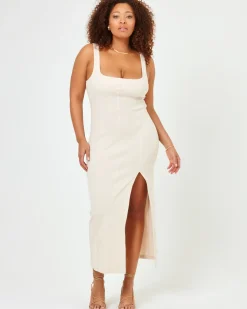 Fashion Vivienne Dress - Bone Basics|Dresses