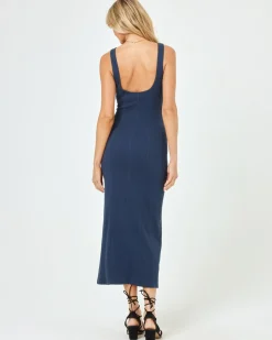 Clearance Vivienne Dress - Slate Basics|Dresses