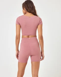 Clearance Warren Crop - Rose Tops & Bras