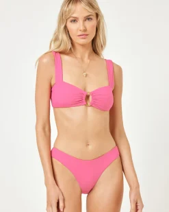 Hot Willow Bikini Top - Bubblegum Pink Bralette|Bikini Tops